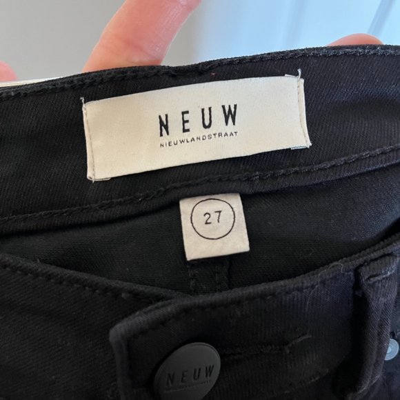 Neuw Marilyn Blackest Silk Skinny Jeans - Picture 3 of 7